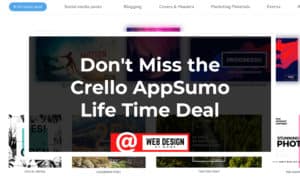 Dont Miss The Crello AppSumo Life Time Deal